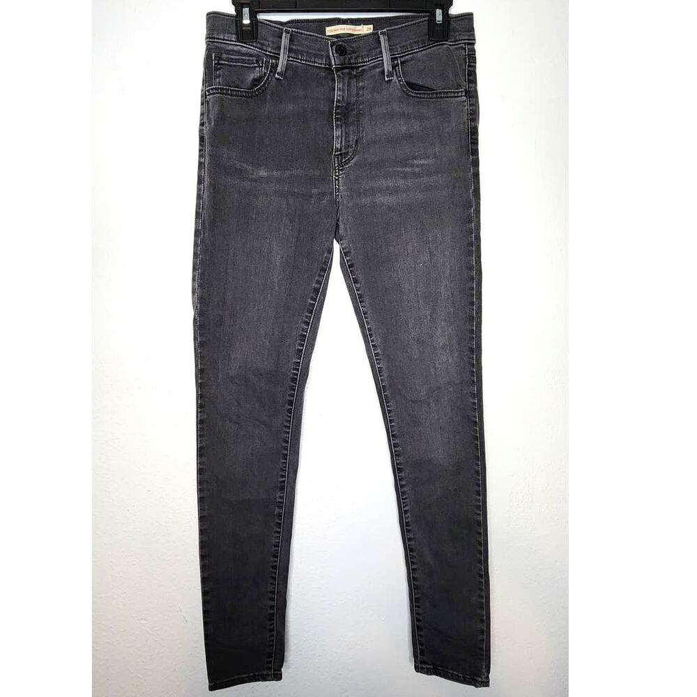 Levi's Womens Gray 720 High Rise Super Skinny Jeans 28